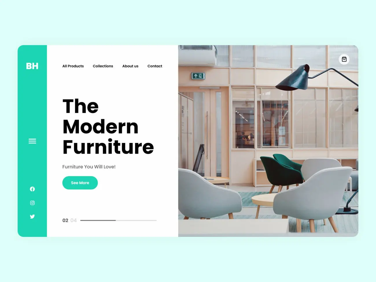 家具应用UI设计模板 furniture e commerce mobile application design-ui套件、应用、网购-到位啦UI