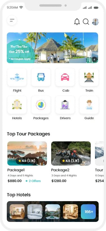 旅游景点门票酒店预订应用UI设计素材 travel booking mobile app ui kit-UI/UX、ui套件、出行、应用、日历、网购、表单、详情、预订-到位啦UI