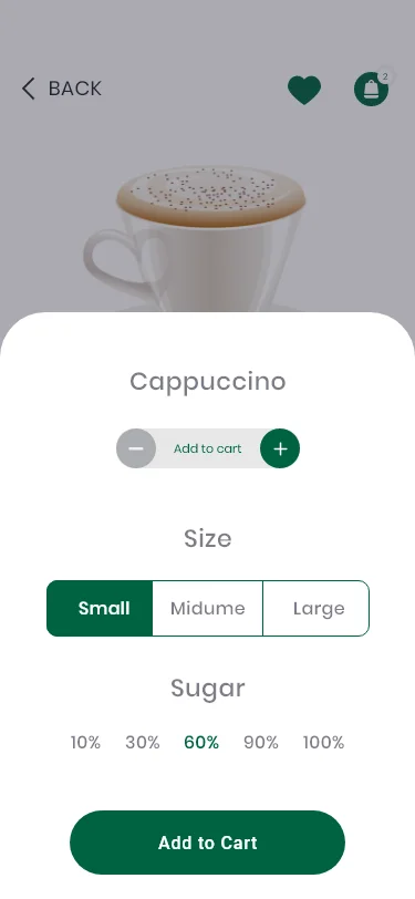 咖啡点餐应用UI设计模板 coffee delivery app ui-UI/UX、ui套件、应用-到位啦UI