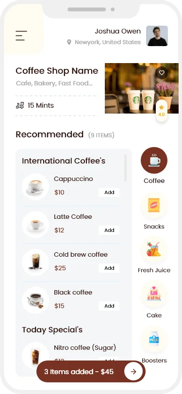 咖啡点餐应用UI设计套件 coffee shop mobile app ui kit-UI/UX、ui套件、应用-到位啦UI