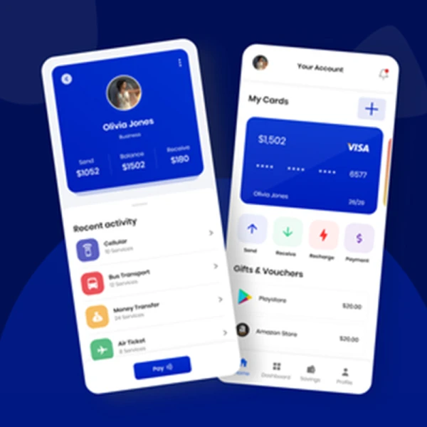 电子钱包金融汇款货币兑换应用ui模板 wallet app