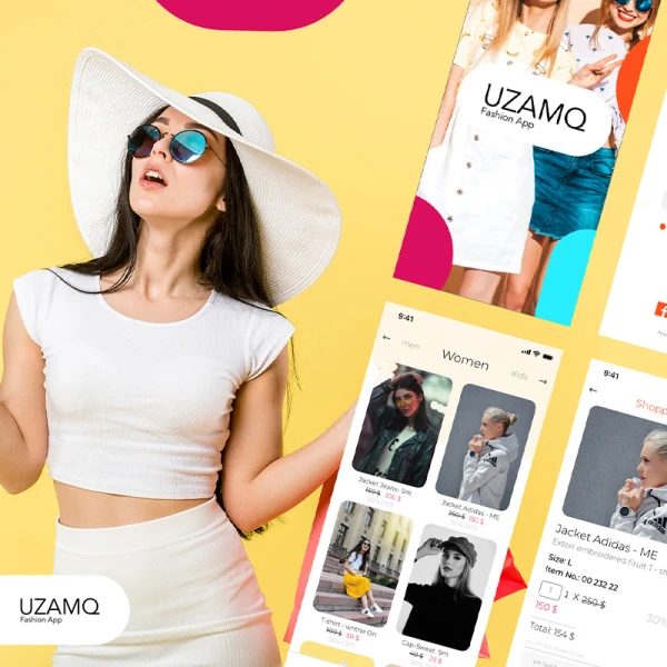 潮流时尚电商服饰网购应用设计套件 UZAMQ Ui Fashion App