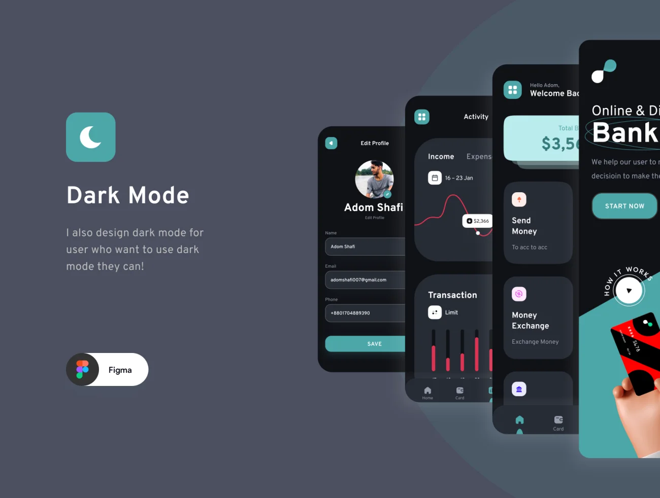 90屏手机银行金融理财电子钱包应用UI设计套件 Bankboo Mobile Banding App Kit插图5
