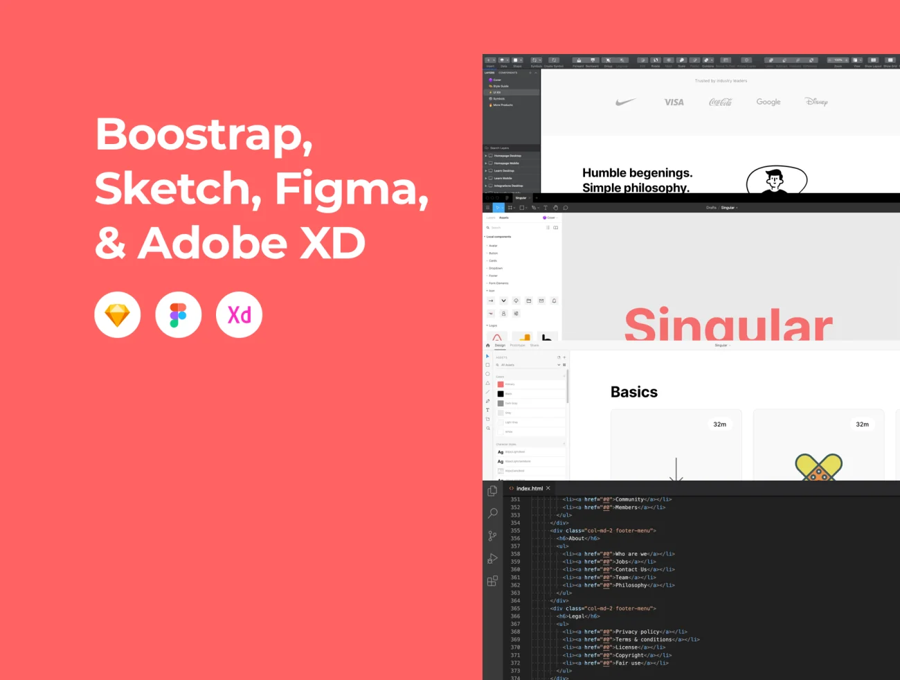 高级SAAS模板Bootstrap 5框架构建的HTML5源码 Singular SAAS Template for Bootstrap 5插图9