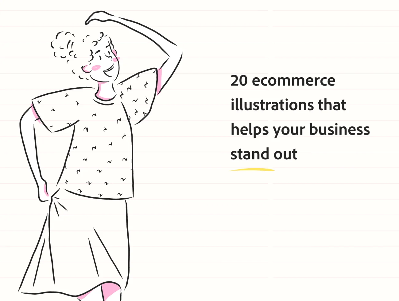 20款手绘漫画风电子商务插图合集 E-commerce Illustration Pack插图5