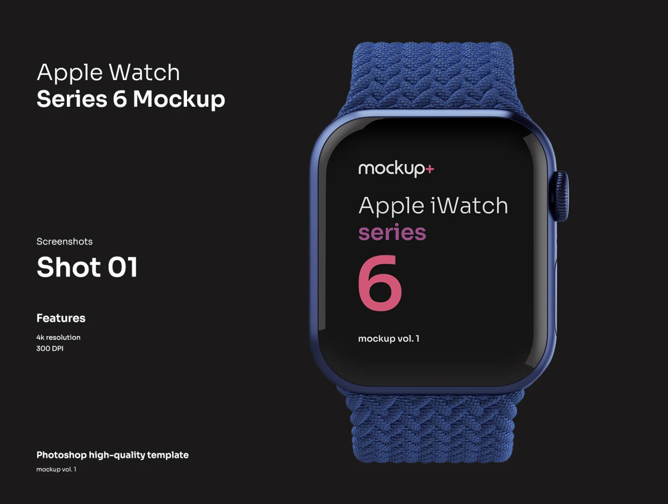6代苹果手表高清多角度智能样机展示合集 Apple Watch Series 6 Mockup Vol.01插图11