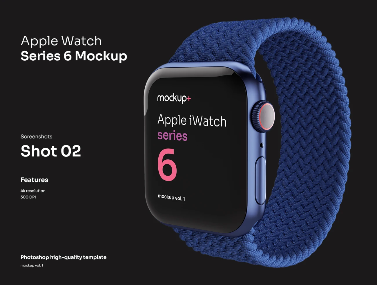 6代苹果手表高清多角度智能样机展示合集 Apple Watch Series 6 Mockup Vol.01插图9