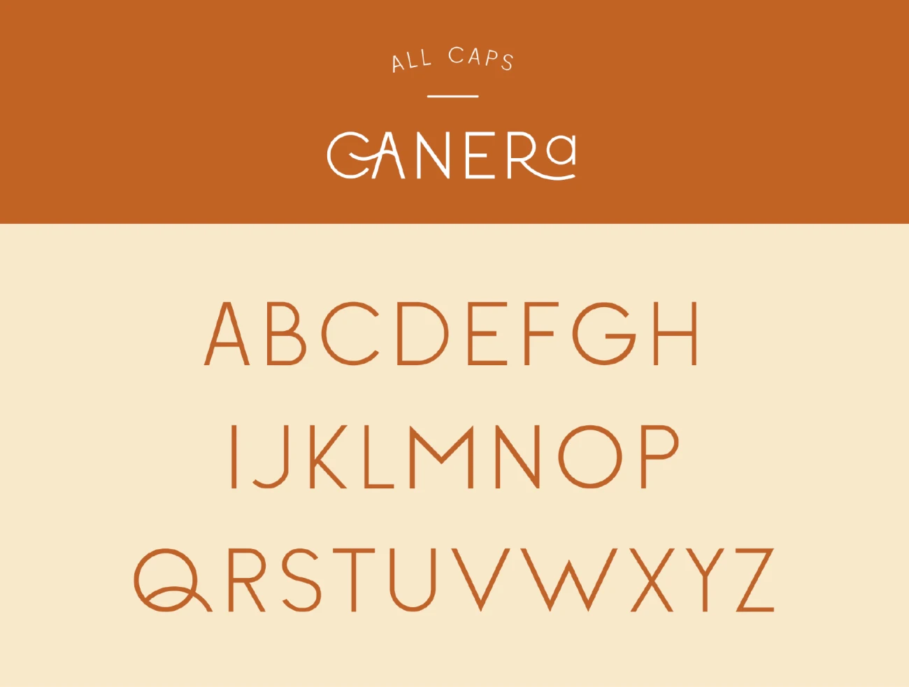 3款粗细简约优雅女性柔美英文字体 Canera – Simple Elegant Typeface插图41