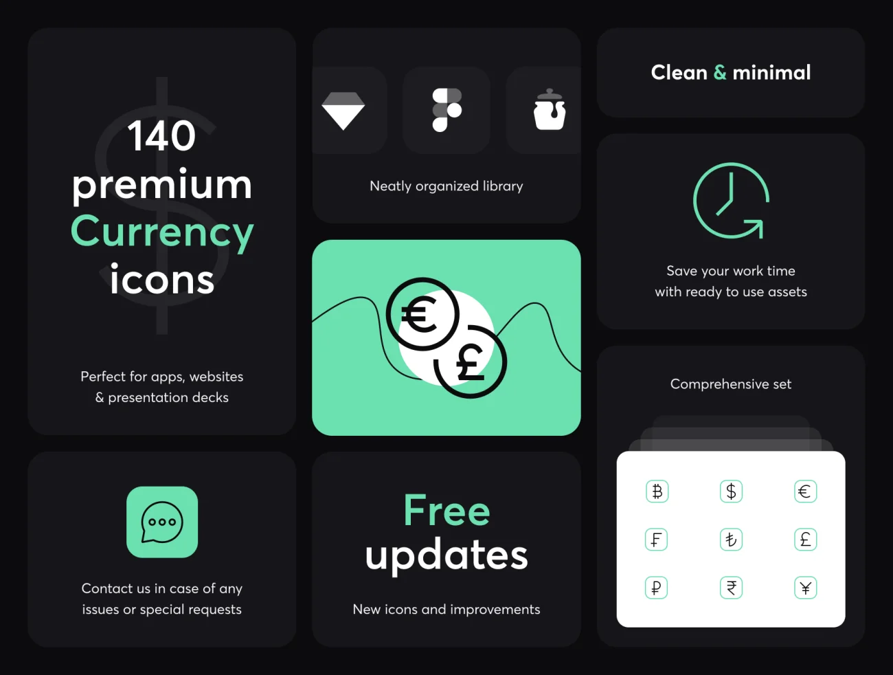 140个货币图标包含各类数字货币icon Currency – Premium Icons插图11