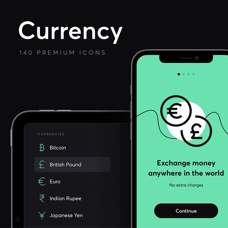 140个货币图标包含各类数字货币icon Currency – Premium Icons插图13