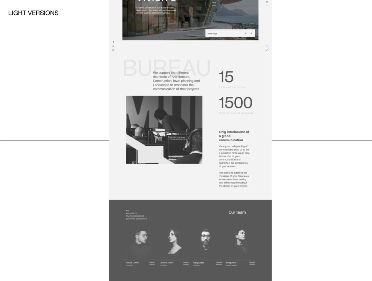 奢华典雅时尚建筑设计机构工作室网站设计模板 LINE architectural bureau – Figma Template插图11