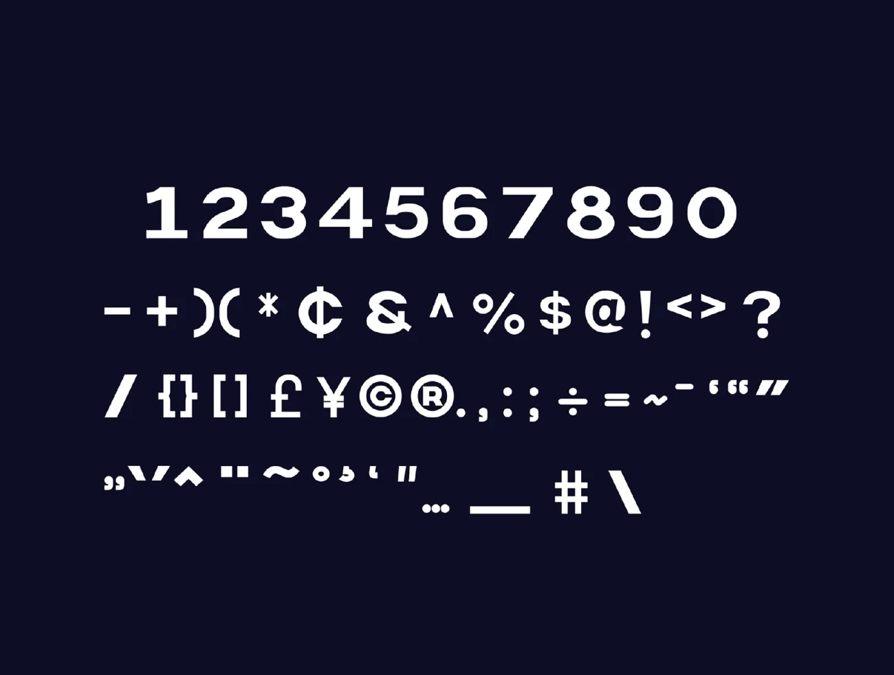 3款全大写现代强大的通用无衬线英文字体 Polaris Futuristic Bold Typeface插图13