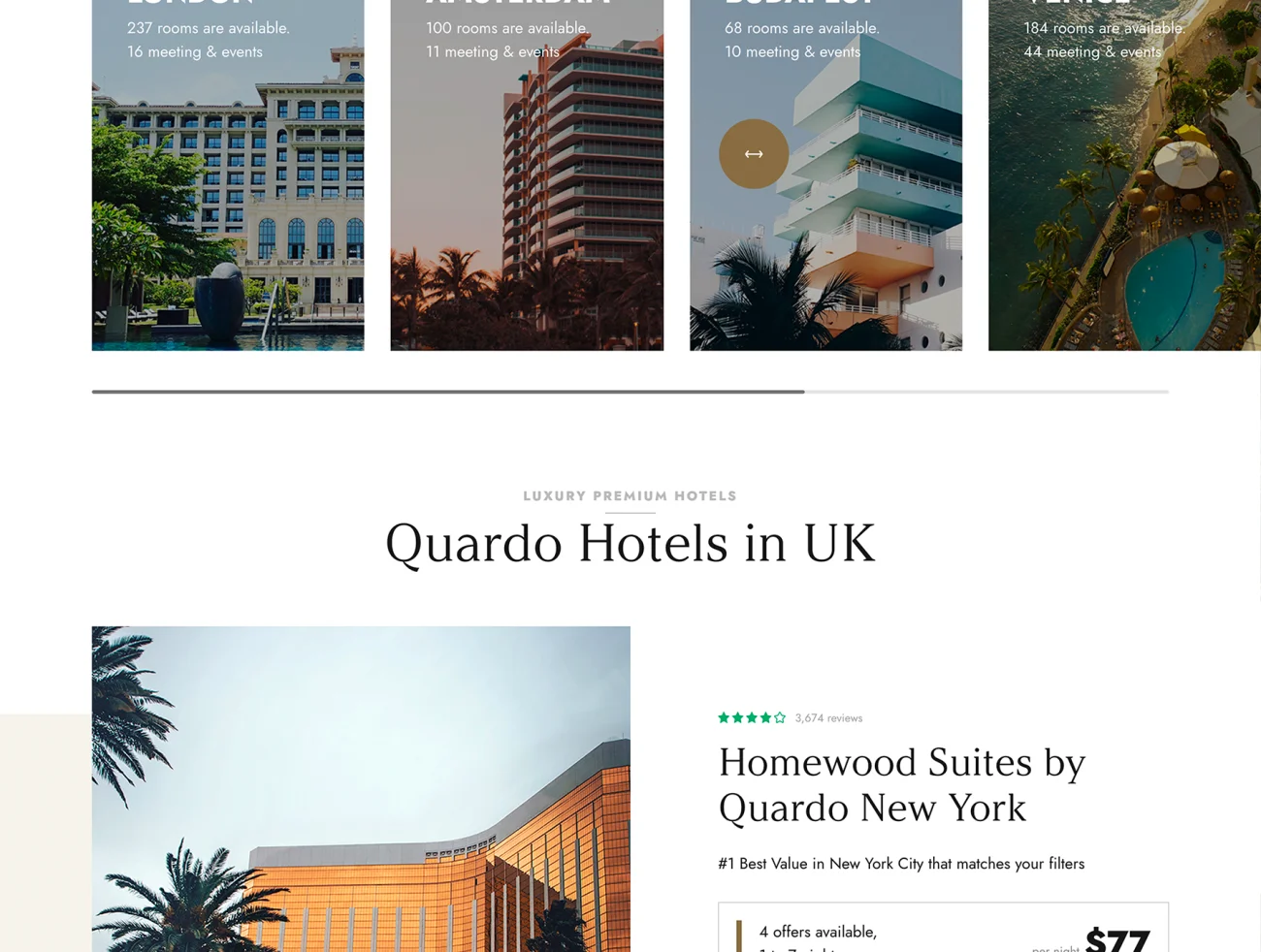 快速搭建豪华酒店WordPress主题模板 Quardo Deluxe Hotels WordPress Theme插图5