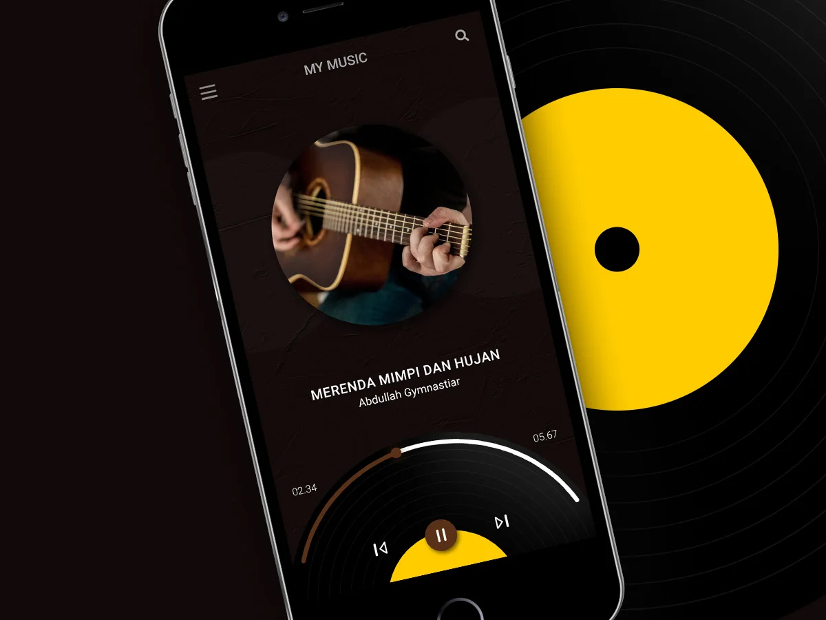 ios音乐播放器界面设计模板 apple music app插图1