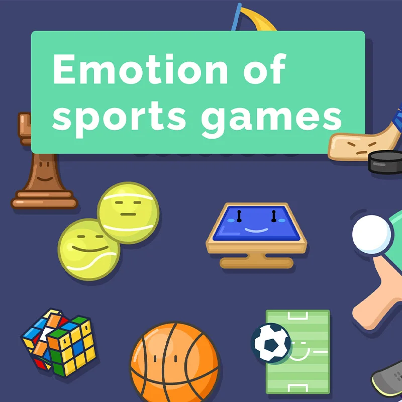 32款抽象拟人情感化体育运动游戏图标集 Emotion of sports games icons set缩略图到位啦UI