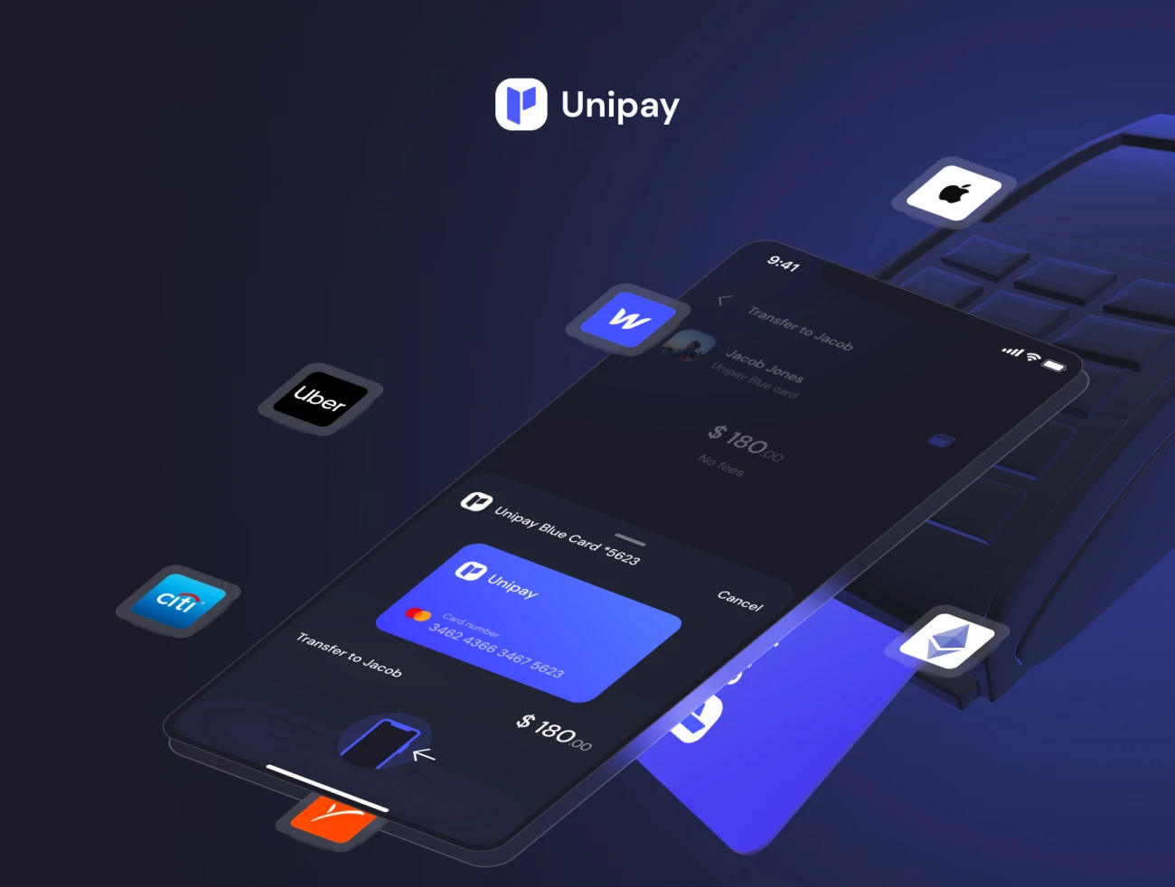 220屏电子钱包App iOS UI 设计系统 Unipay Wallet App iOS UI Design System插图15