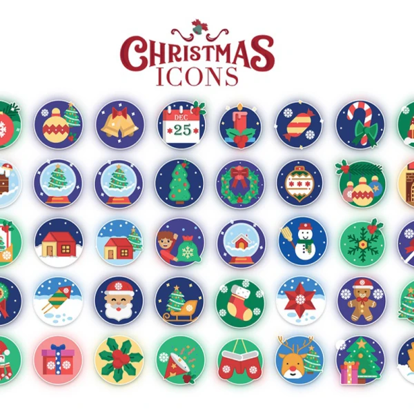 圣诞图标 christmas icons