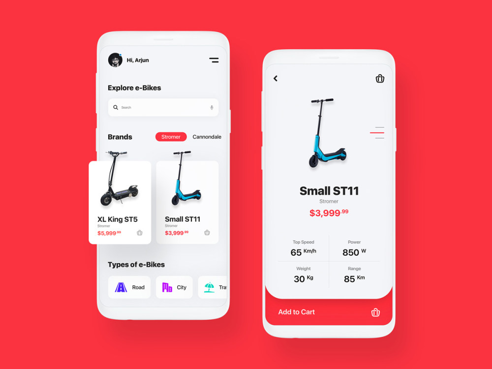 电动滑板车应用 e-scooter app插图1