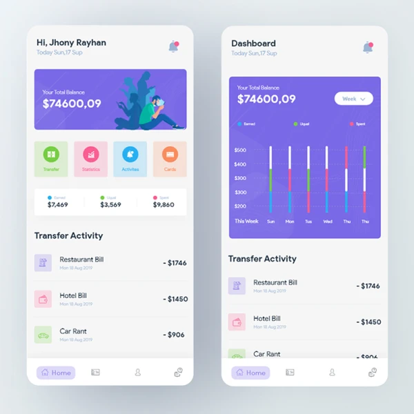 金融应用视觉探索 finance app visual exploration