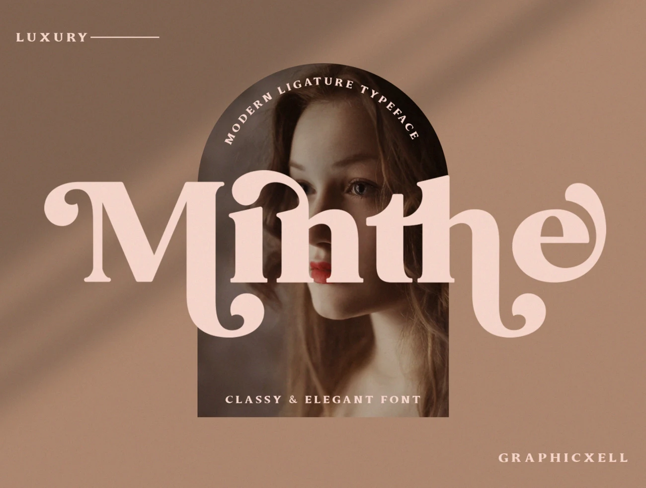 现代时尚优雅的衬线西文多语言字体 Minthe – Elegant Serif Font插图1