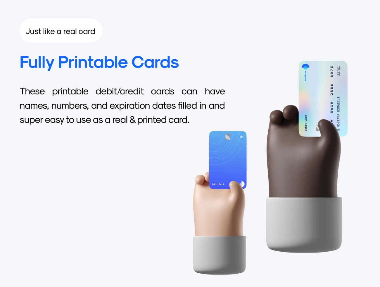 200张金融科技电子钱包银行信用卡片设计模板 Nomi Card插图3