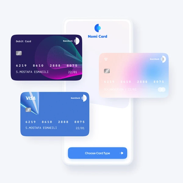 200张金融科技电子钱包银行信用卡片设计模板 Nomi Card