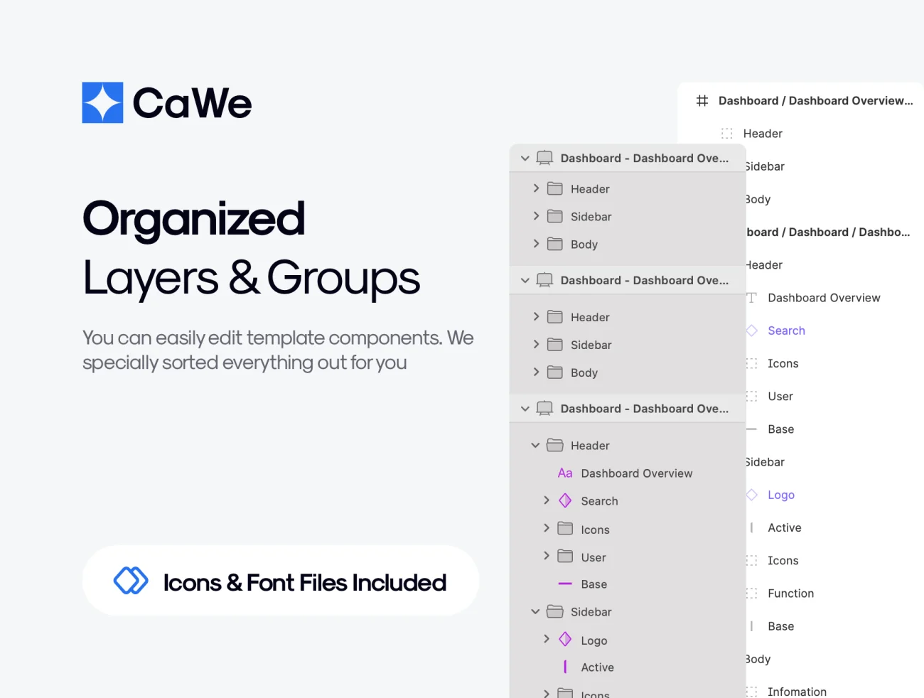 150屏高级数据可视化仪表板UI套件 CaWe Dashboard UI Kit插图11