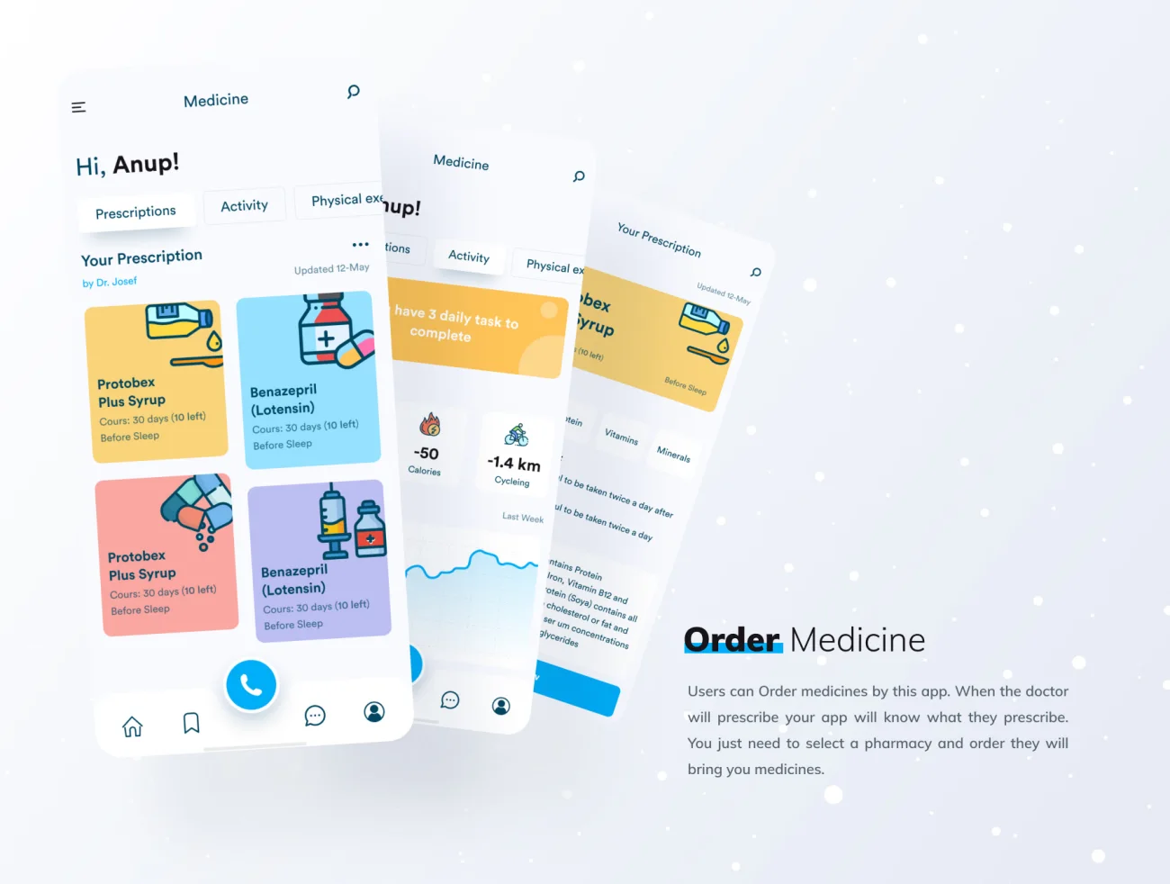 42屏全套在线医疗应用设计套件 Medihelp application插图5