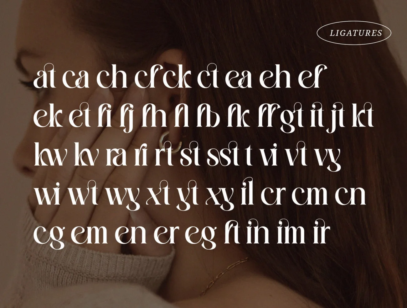 潮流时尚连字英文标题字体 Wilkista – Stylish Ligature Typeface插图19