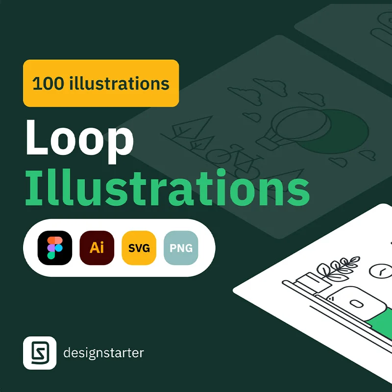 100款多类别通用场景插画 Loop Illustrations缩略图到位啦UI
