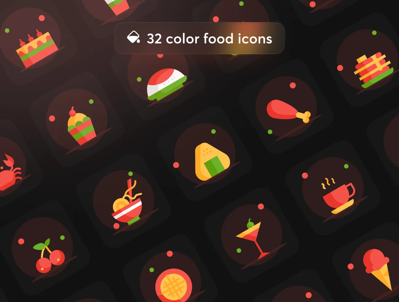 174屏在线外卖点餐应用设计工具包套件 Delaft - Food Ordering App UI Kit-3D/图标、UI/UX、ui套件、主页、介绍、付款、图表、地图、应用、支付、预订-到位啦UI