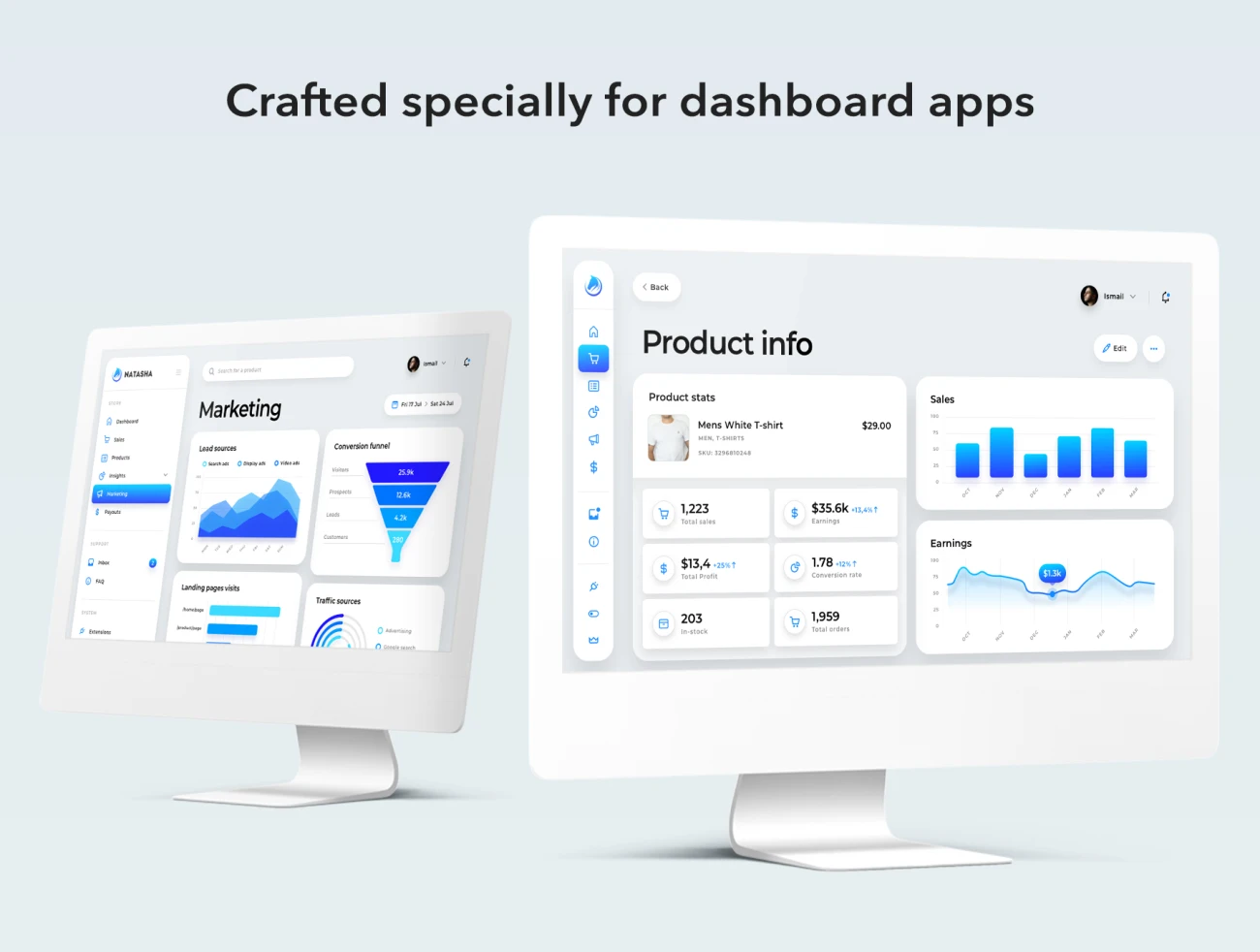 100屏大屏数据可视化仪表板多平台设计套件工具包 Natasha UI Kit-UI/UX、ui套件、卡片式、图表、数据可视化-仪表板、日历、表单-到位啦UI