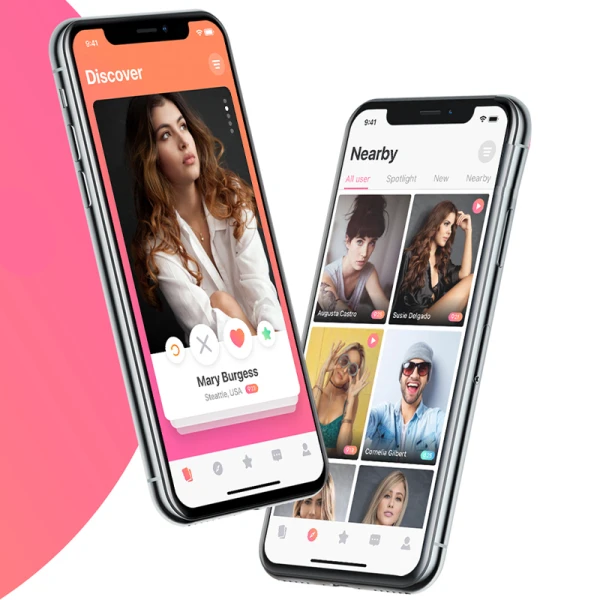 22屏社交交友应用UI设计套件 MIGO Dating Mobile UI Kit