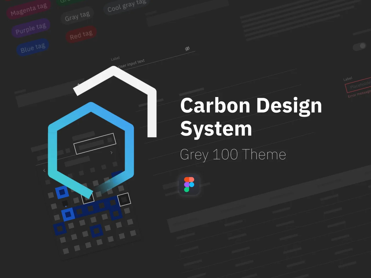 IBM Carbon Design System (Gray 100 theme)-UI/UX、ui套件、列表、卡片式、图表、地图、应用、日历、表单-到位啦UI