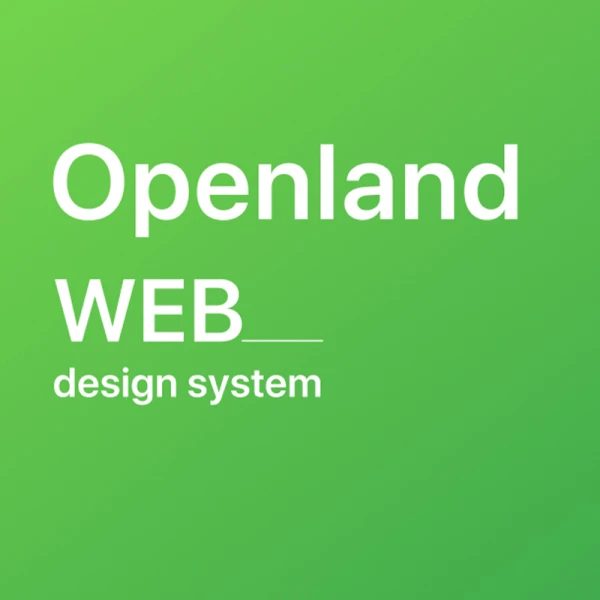 Openland WEB 网页端设计系统素材下载