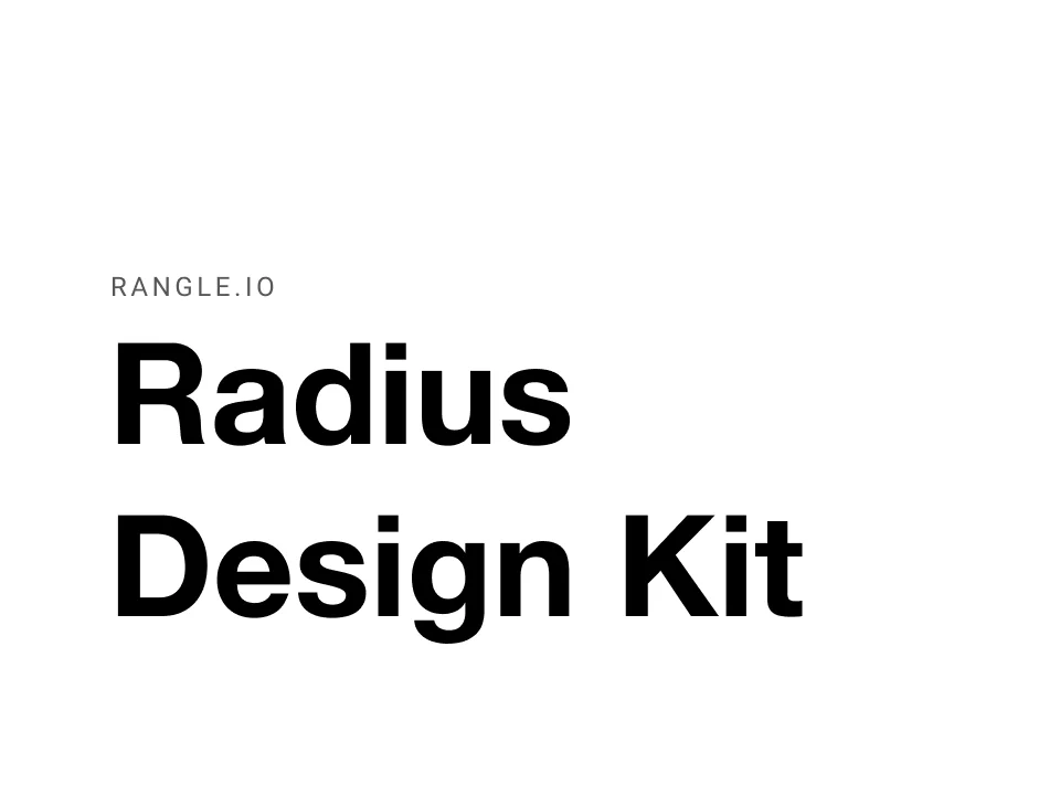 基础UI设计规范Radius Design Kit素材下载-UI/UX、ui套件、列表-到位啦UI