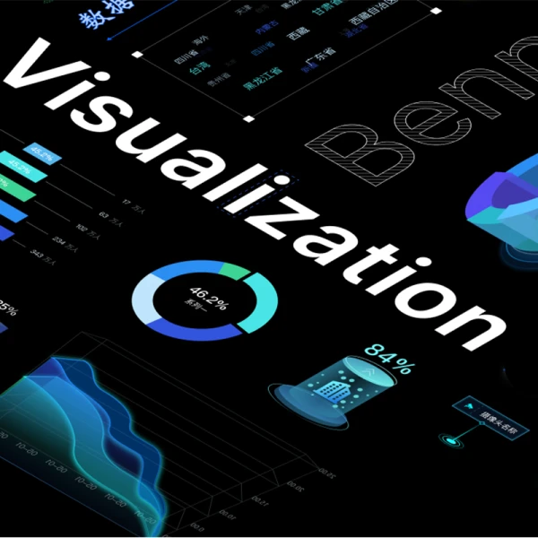 可视化大屏-DataVisulation Kit v1.1素材下载