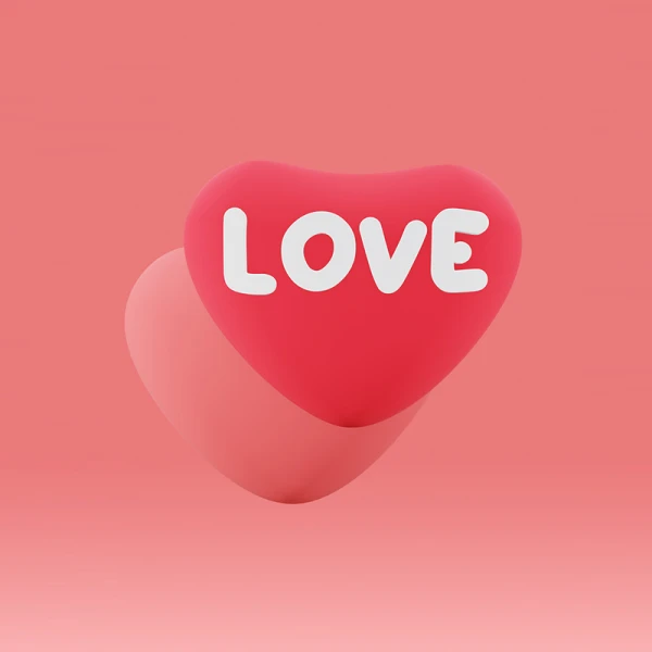 3D情人节图标素材下载 3D Valentine Icon .blender .png