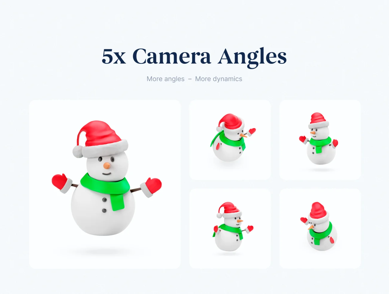 19款圣诞节3D图标合集素材下载 Christmas 3D Illustrations .blender .psd .figma插图9