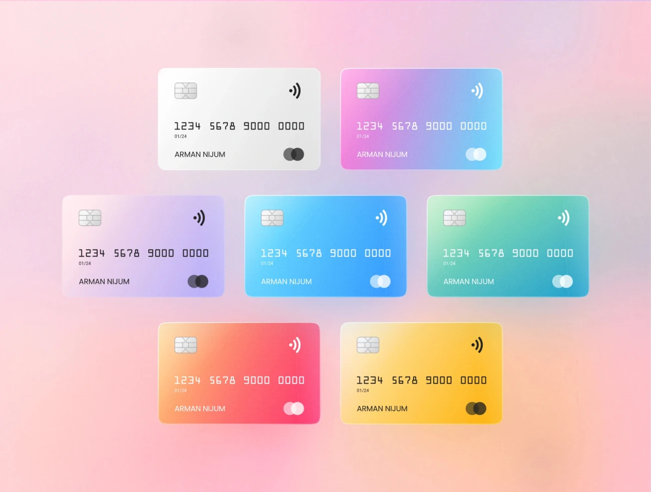 14款金融理财电子钱包银行卡设计套件素材下载 To-To Fintech E-Wallet Credit Cards .figma插图9