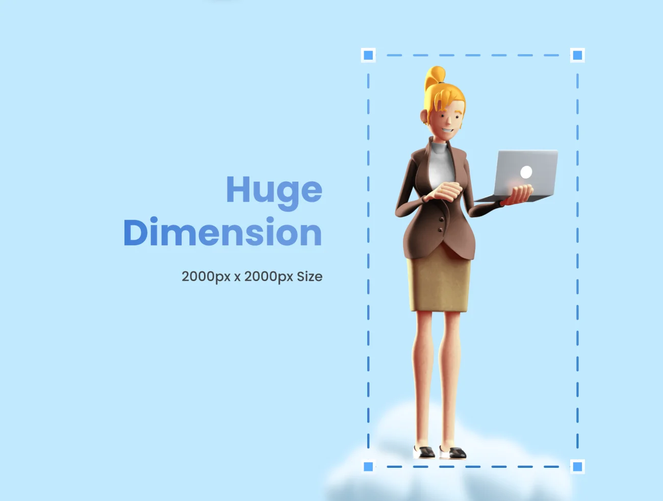 10种商业白领人物3D模型 3D Business Character Bundle .blender .figma插图9
