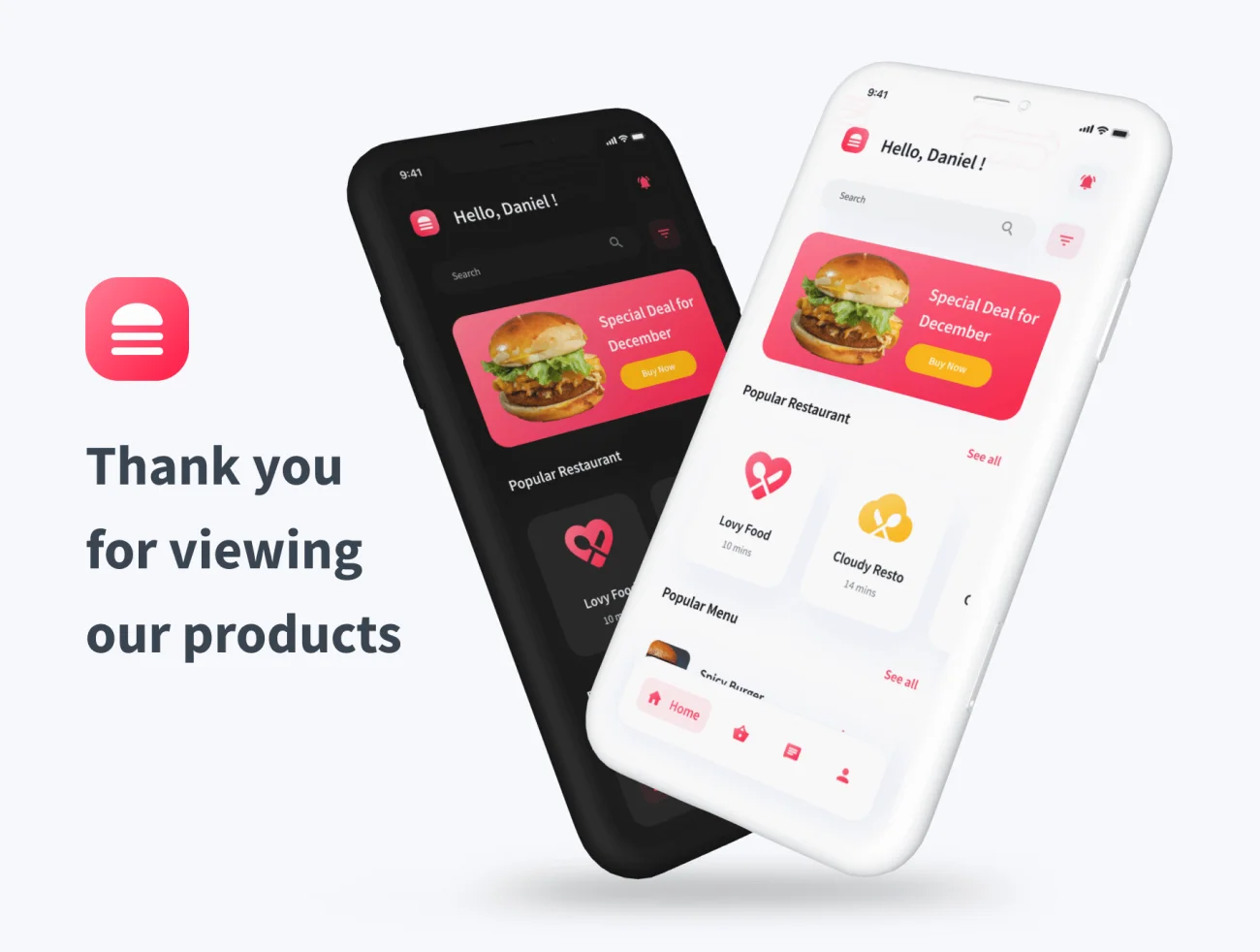 112屏外卖送餐应用UI设计套件素材 Foode – Food Delivery Mobile App UI Kit .sketch .xd .figma插图9