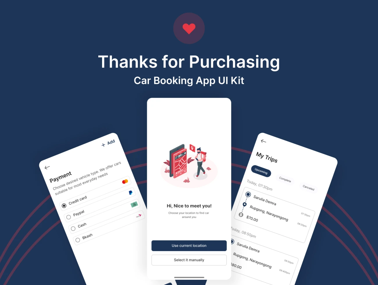 30屏汽车预订销售应用Figma IOS UI 套件 Car Booking App UI Kit  .figma插图11