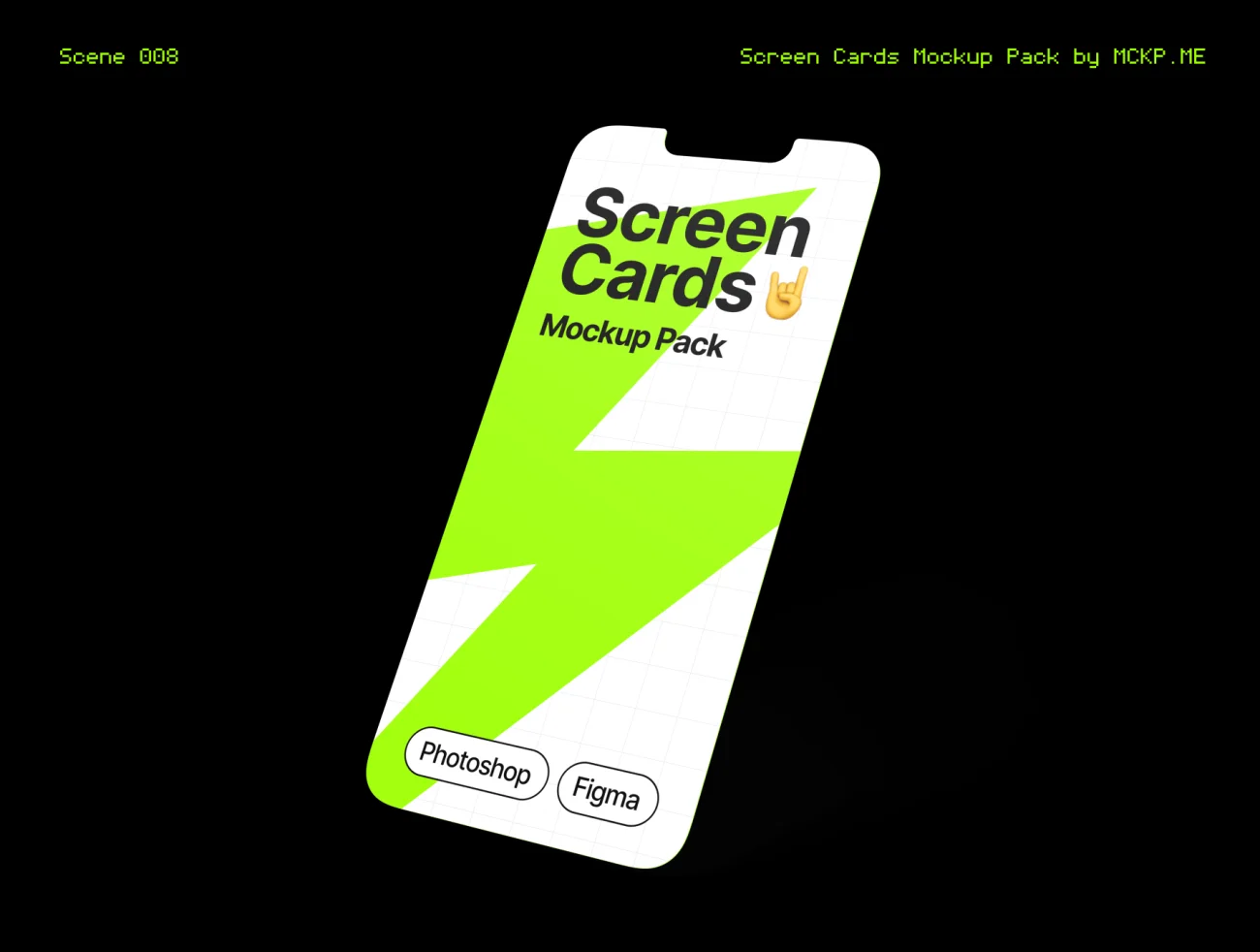9款手机应用UI演示样机分层素材模板 Screen Cards Mockup Pack  .psd .figma-产品展示、优雅样机、创意展示、手机模型、样机、简约样机-到位啦UI