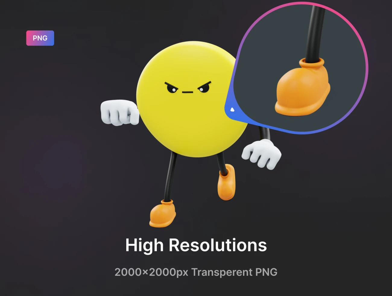 350款社交表情包3D模型图标素材下载 Social Media Emoji Character – Premium 3D Emoji for Social Media  .blender插图7
