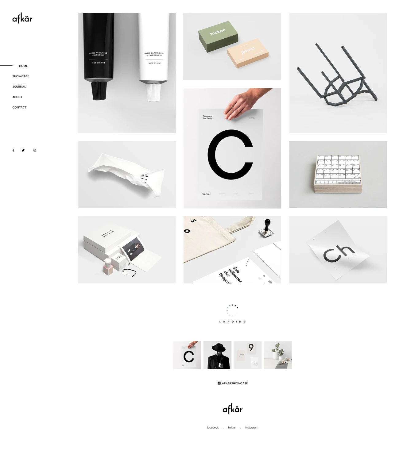 30款摄影设计工作室官网模板素材 Afkar – Agency Website Design PSD Template .psd插图17