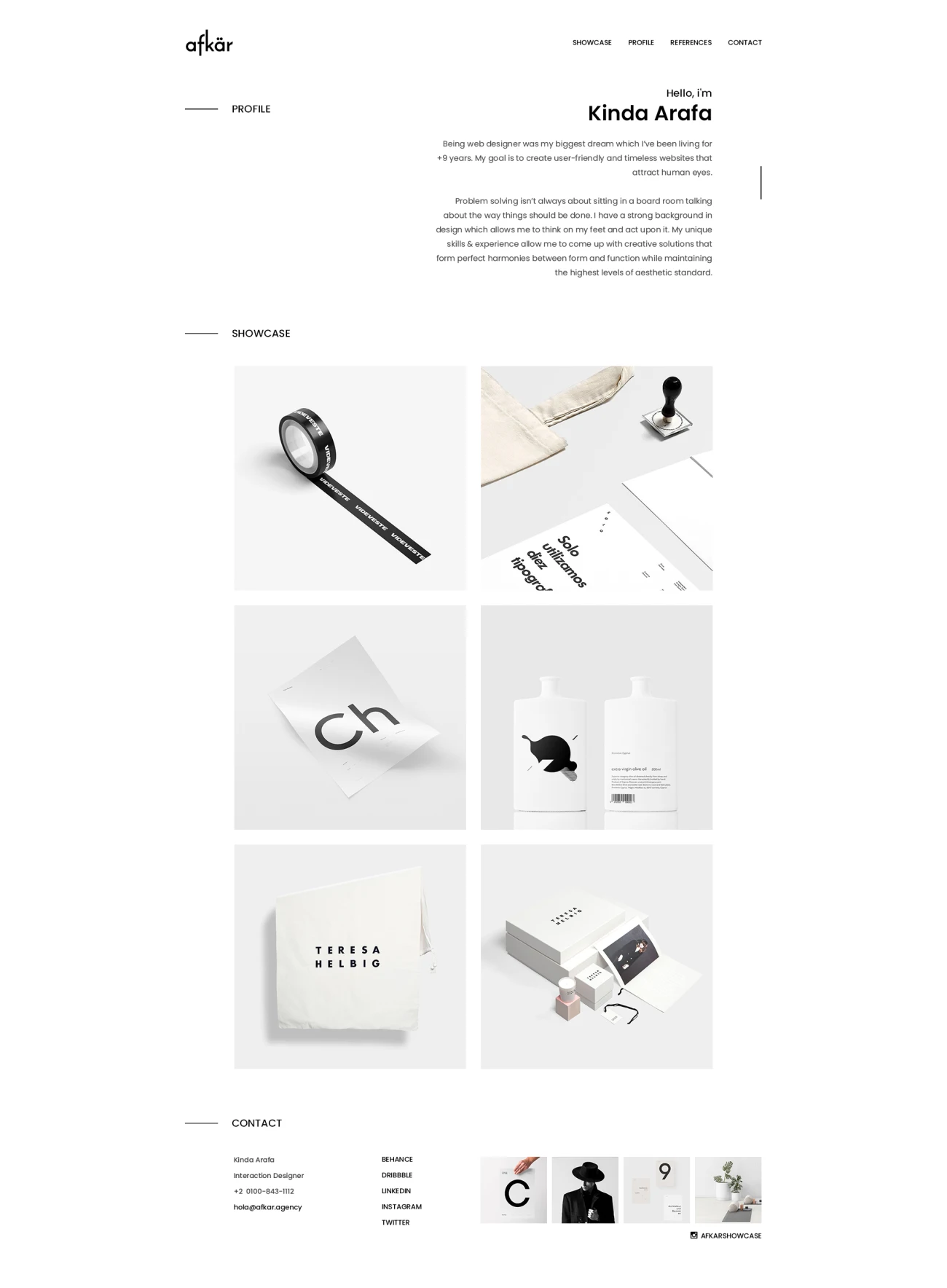 30款摄影设计工作室官网模板素材 Afkar – Agency Website Design PSD Template .psd插图19
