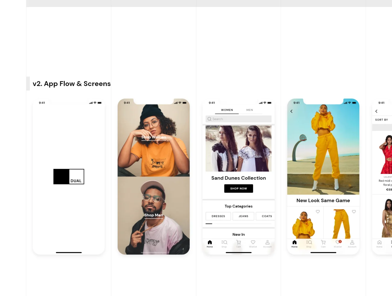 70屏服饰潮流电子商务iOS应用UI设计工具包 DUAL — e-commerce iOS UI Kit .xd插图11