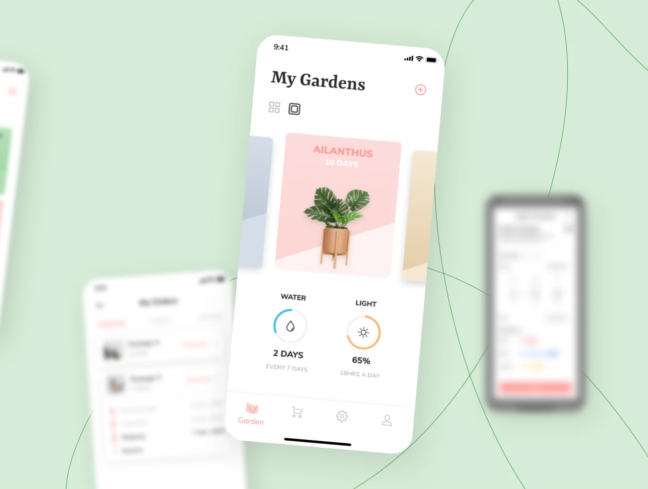 50屏智能化花园绿植养殖管理应用UI设计套件 Ecoland – Smart Garden Management App UI KIT .sketch .xd .figma插图13
