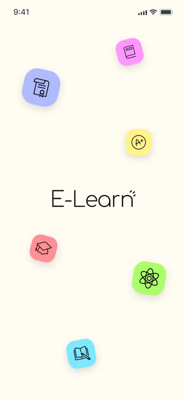 24屏在线学习应用设计套件 Education Learning Course App UI Kit-E-learn .figma插图1
